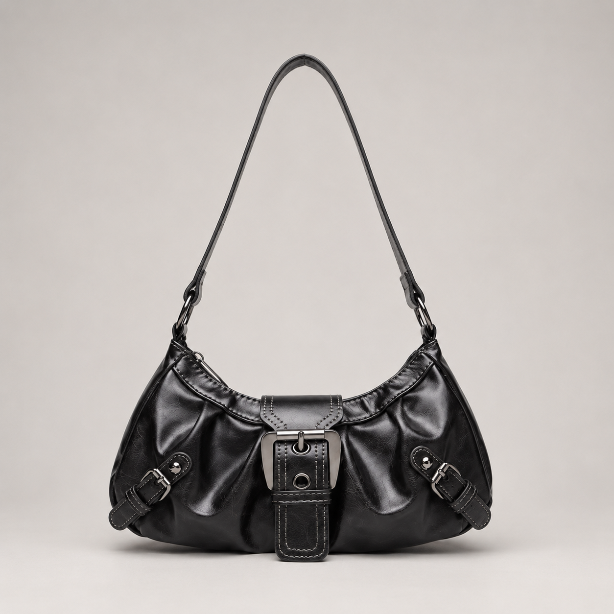 Arivon Vintage Leather Underarm Bag